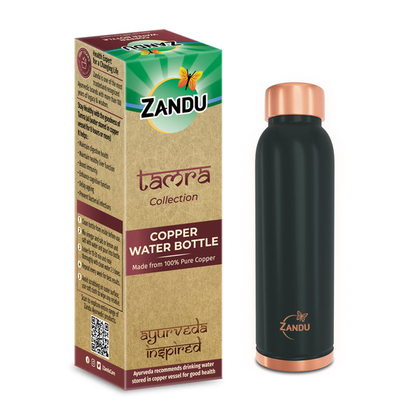 Zandu Copper Bottle (950ml) Green