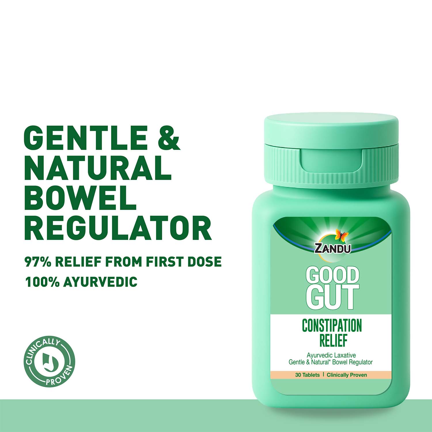 Zandu Good Gut Constipation Relief Tablets