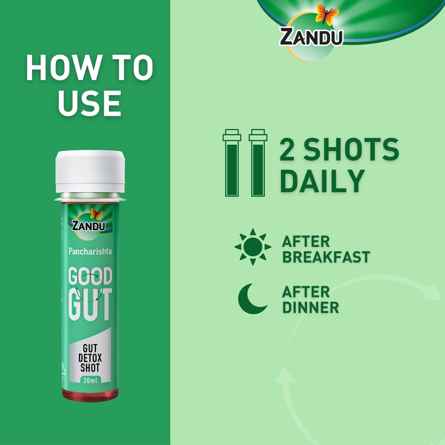 Pancharishta Good Gut Detox Shots | Ayurvedic Medicine for Gut Health