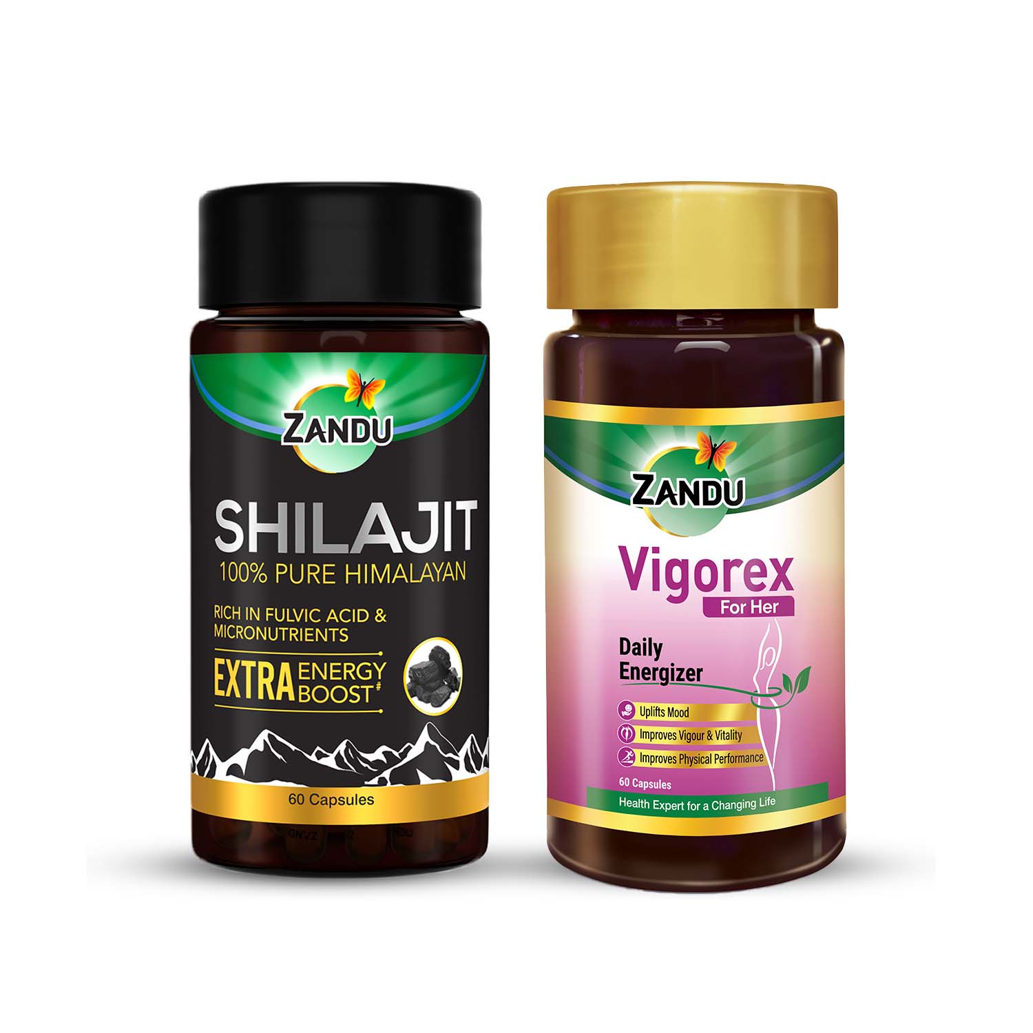 Zandu Shilajit & FREE Vigorex for Her