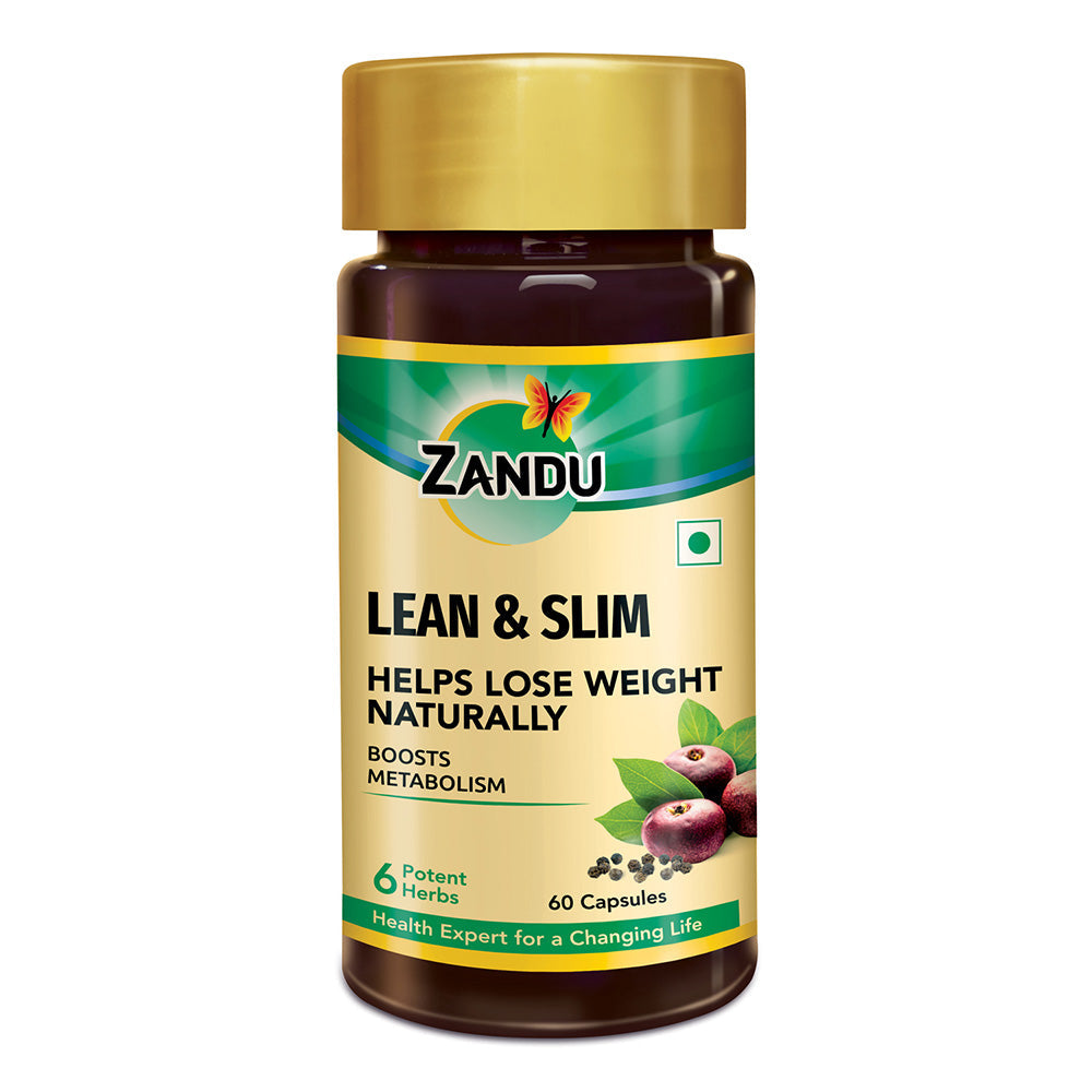 Lean & Slim juice (500 ml) & Lean & Slim Ayurvedic Metabolism Booster Capsules