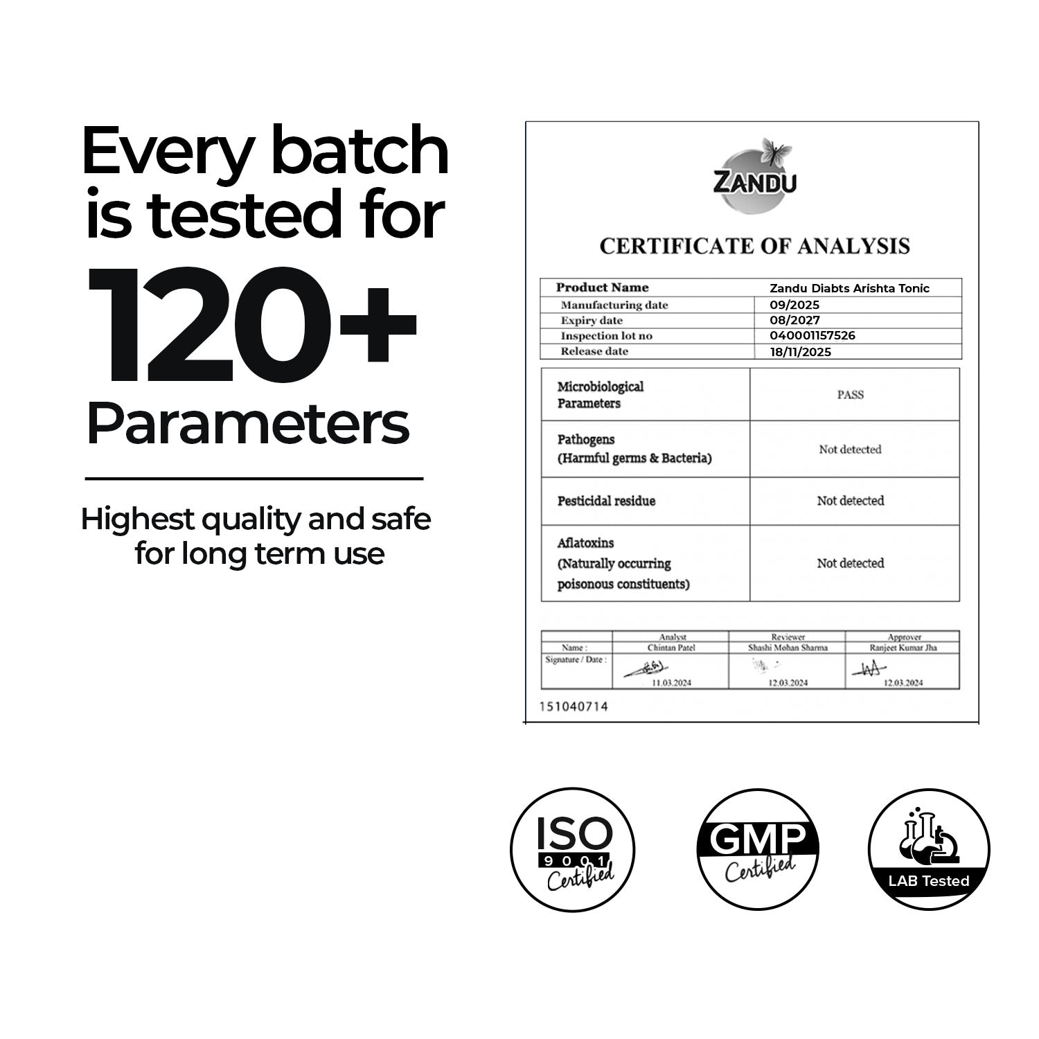 Zandu DiaBTS Arishta Tonic