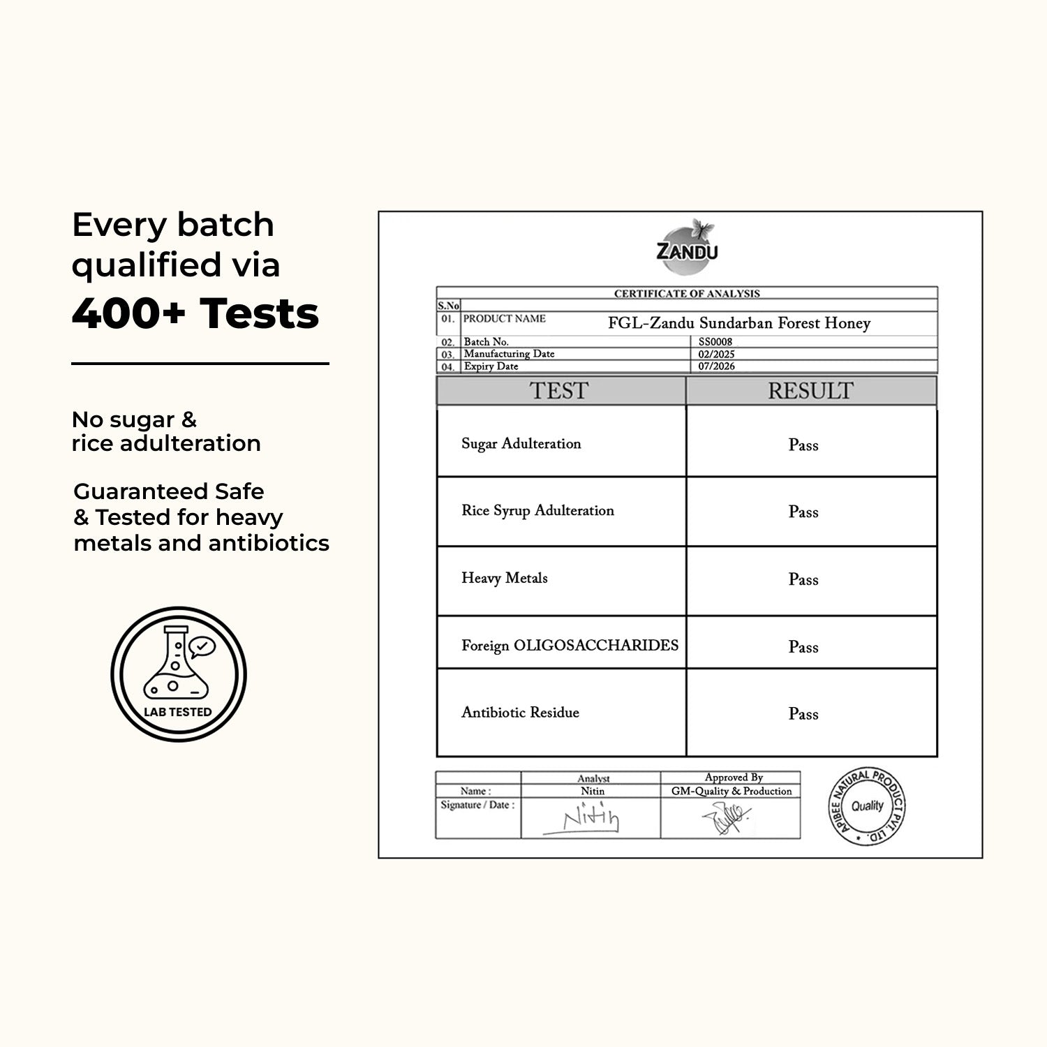 Zandu Sundarban Forest Honey