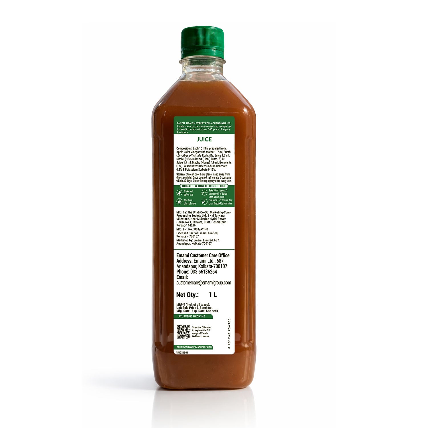 Zandu Lean & Slim Juice