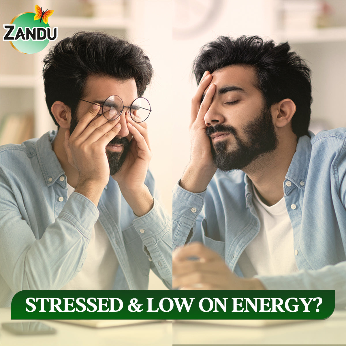 Zandu Shilajit Capsule (60 Caps) + Ashwagandha KSM-66 (60 Caps) | Clinically Proven | Manage stress & maintain energy level | 100% Ayurvedic