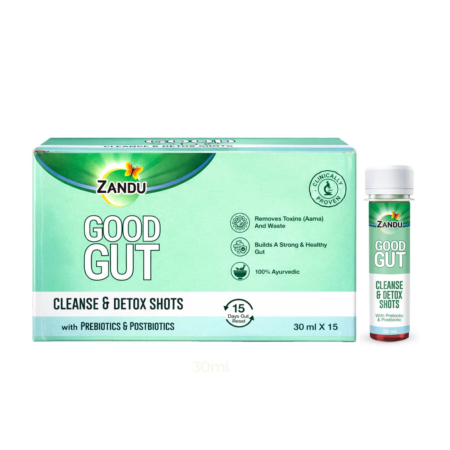 Zandu Good Gut Cleanse & Detox Shots
