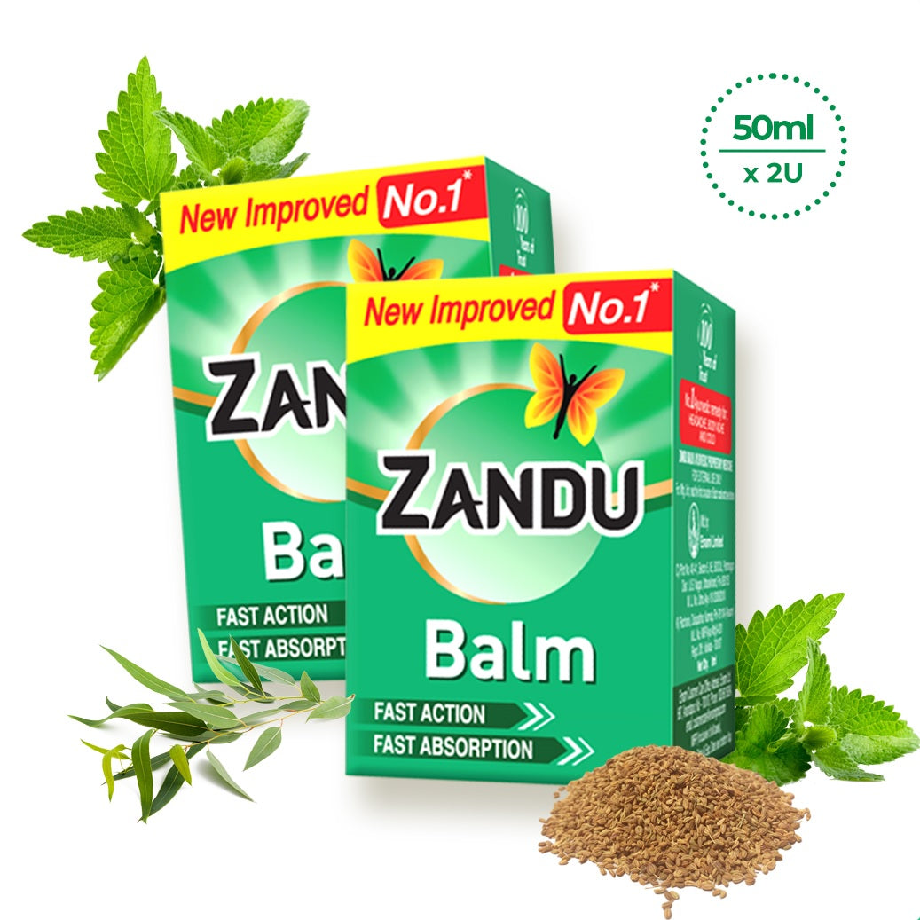 Zandu Balm - Ayurvedic Balm for Effective Relief from Headache, Body Pain, Sprains, and Cold