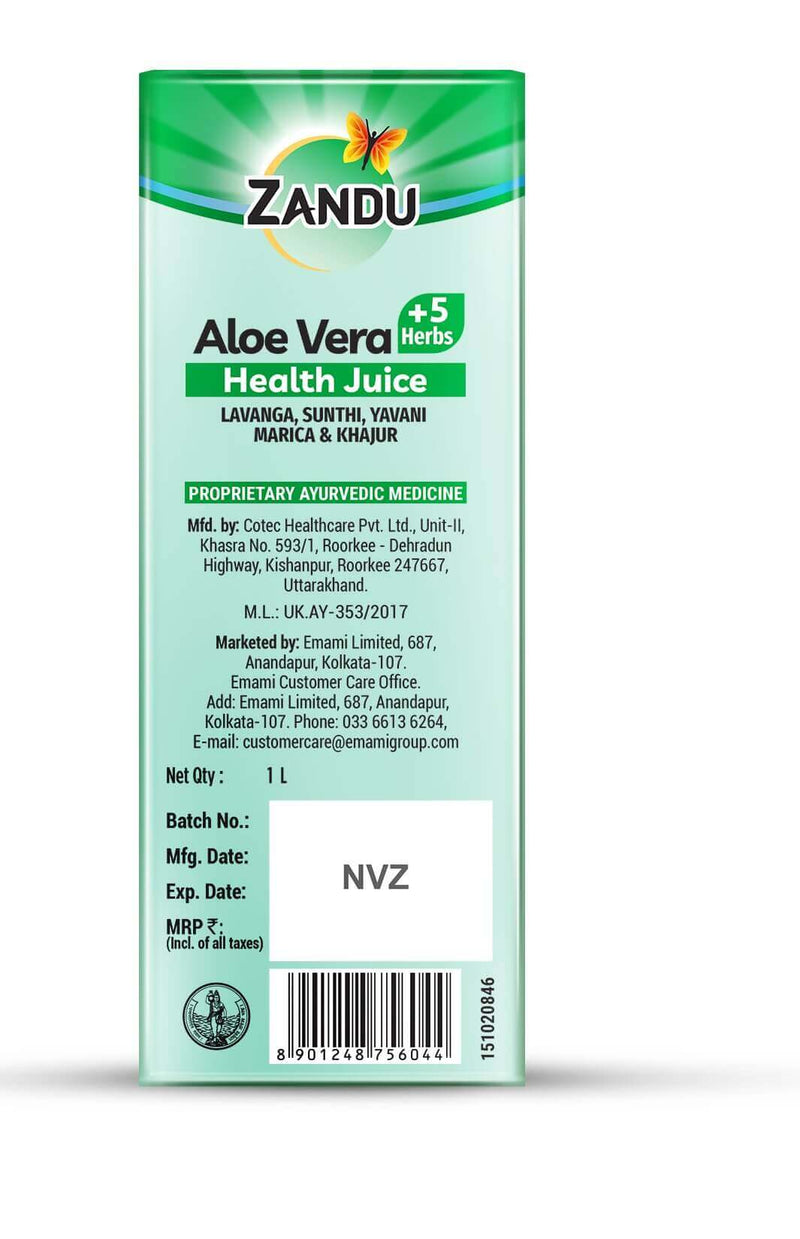 Amla (1L) & Aloe-vera (1L) Herbs Juice Combo