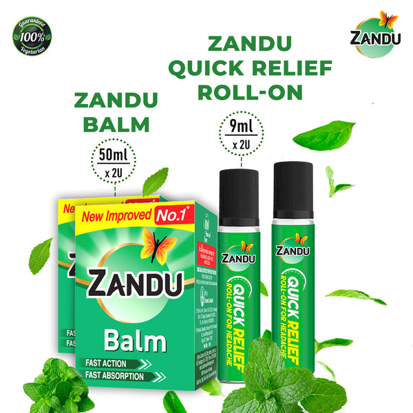 Balm (50ml) & Quick Relief Roll-on (9ml)(Pack of 2)