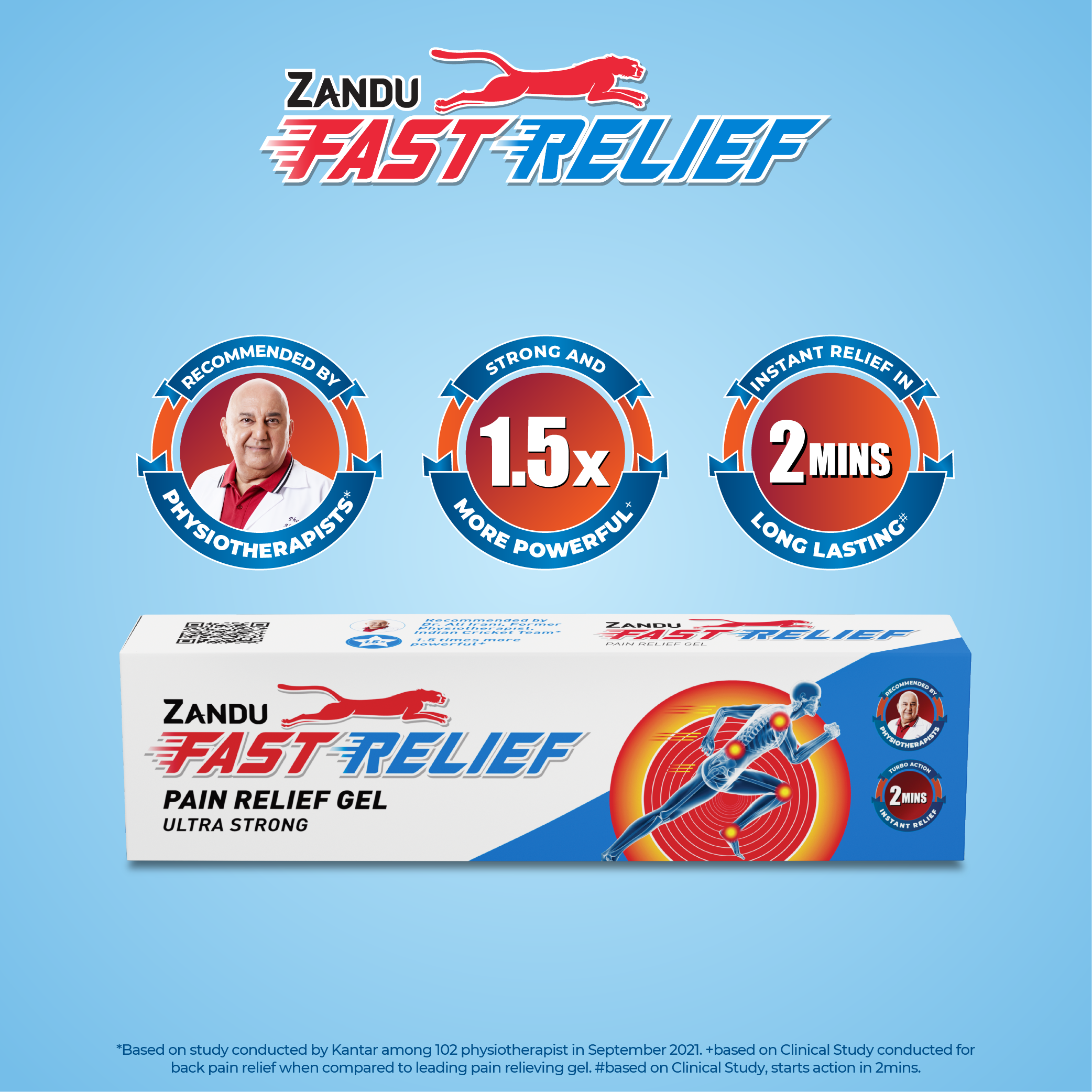 Zandu Fast Relief Gel for Quick pain Relief