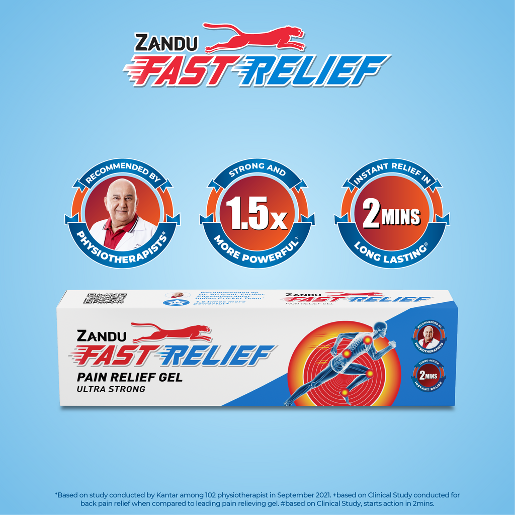 Buy Zandu Fast Pain Relief Gel for Relief in 2 Minutes