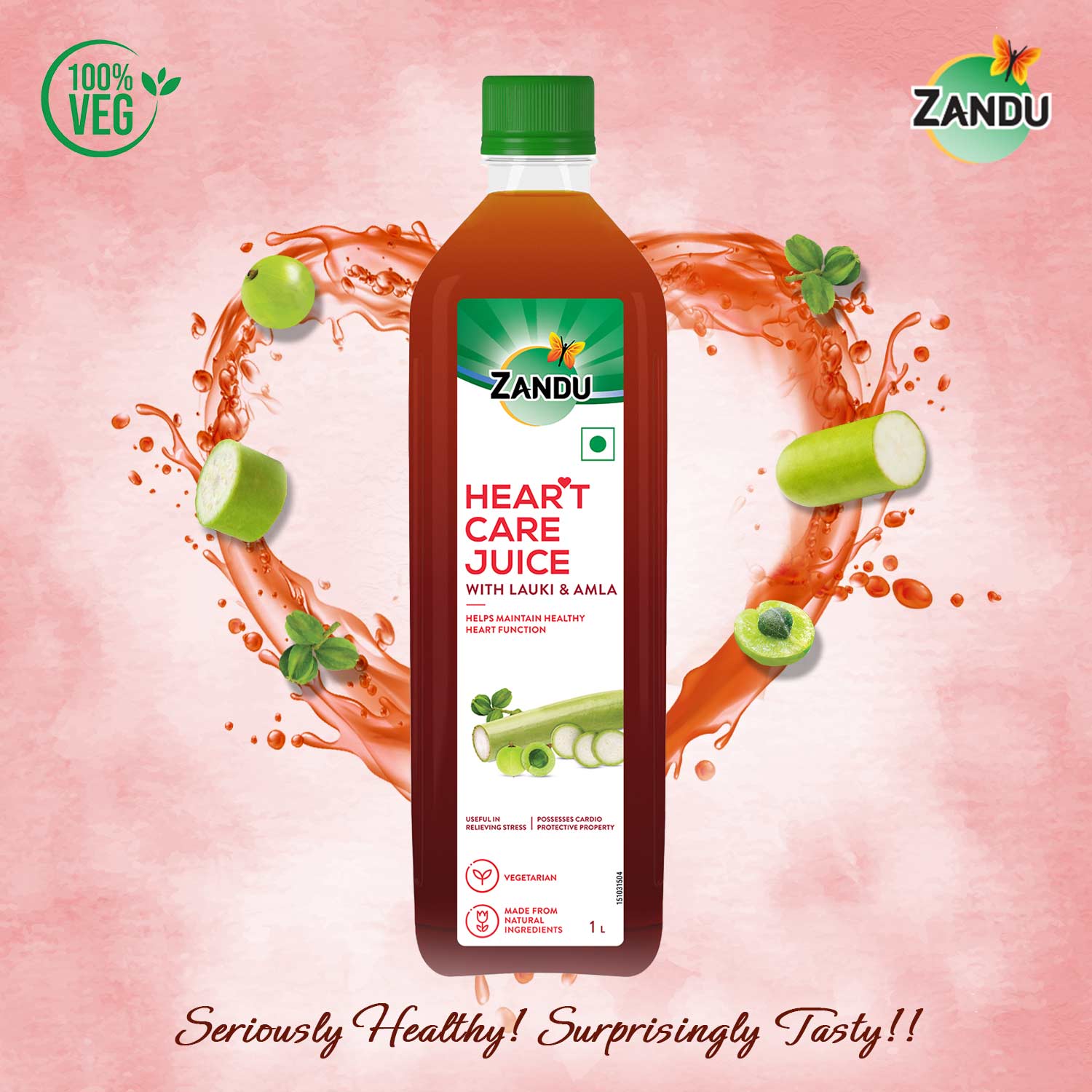 Heart Care Juice with Lauki & Amla (1 Litre)