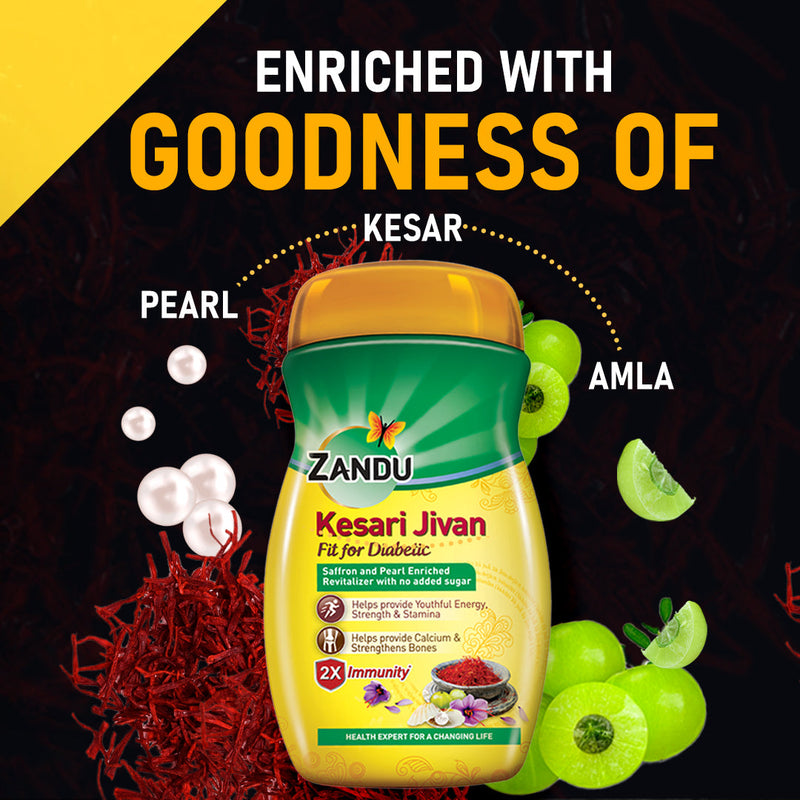 Kesari Jivan - FFD (900g) & FREE Heart Care Juice with Lauki & Amla (500ml)