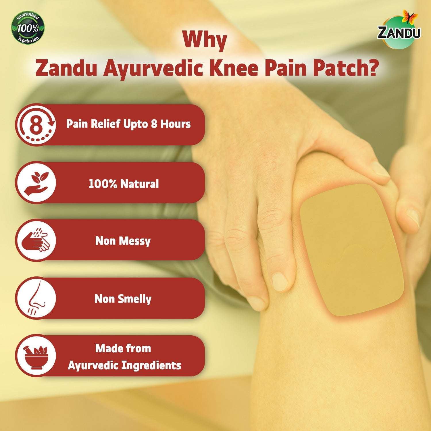 Why Zandu Ayurvedic Knee Pain Patch 