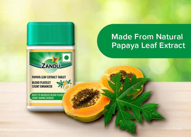 Papaya Leaf Extract (20 Tabs) (Pack of 2)
