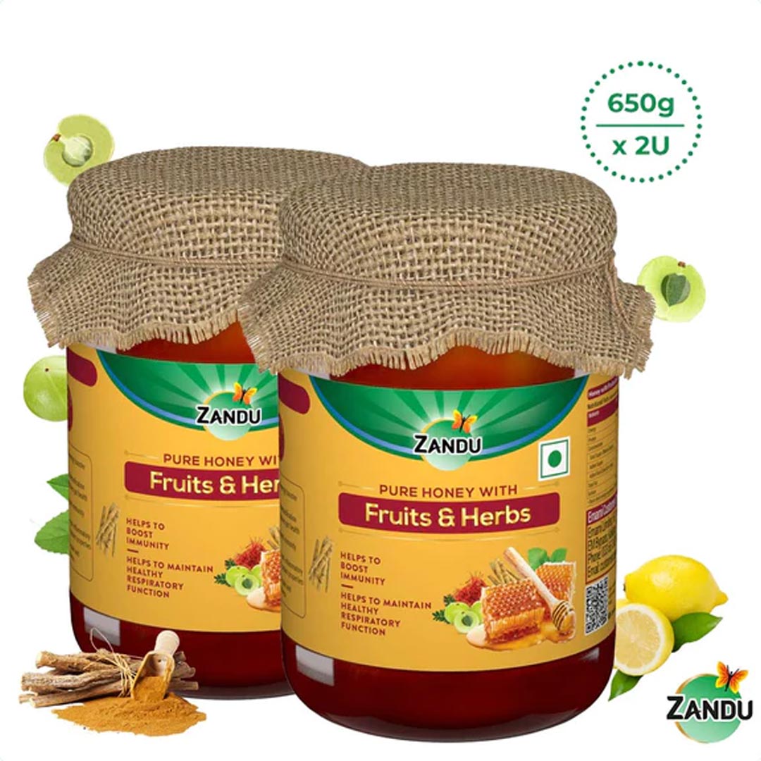 Pure Honey with Fruits & Herbs (650g)(Buy 1 Get 1)