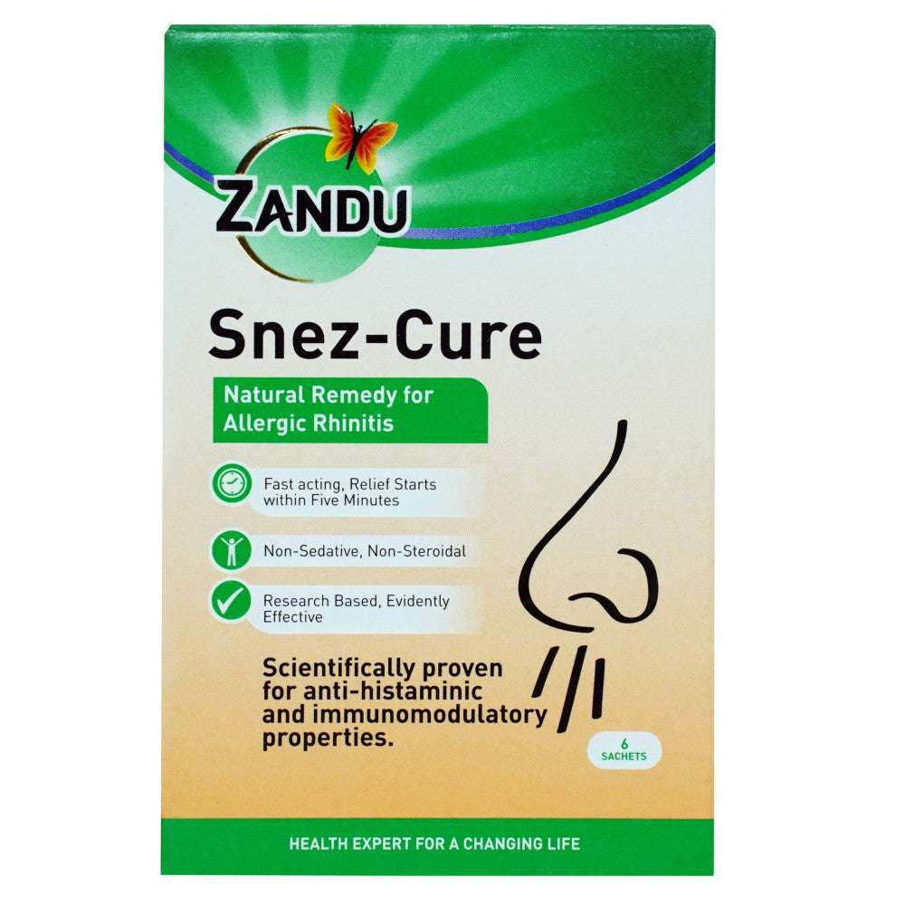 Snez Cure medicine for runny nose, sneezing, and watery eyes