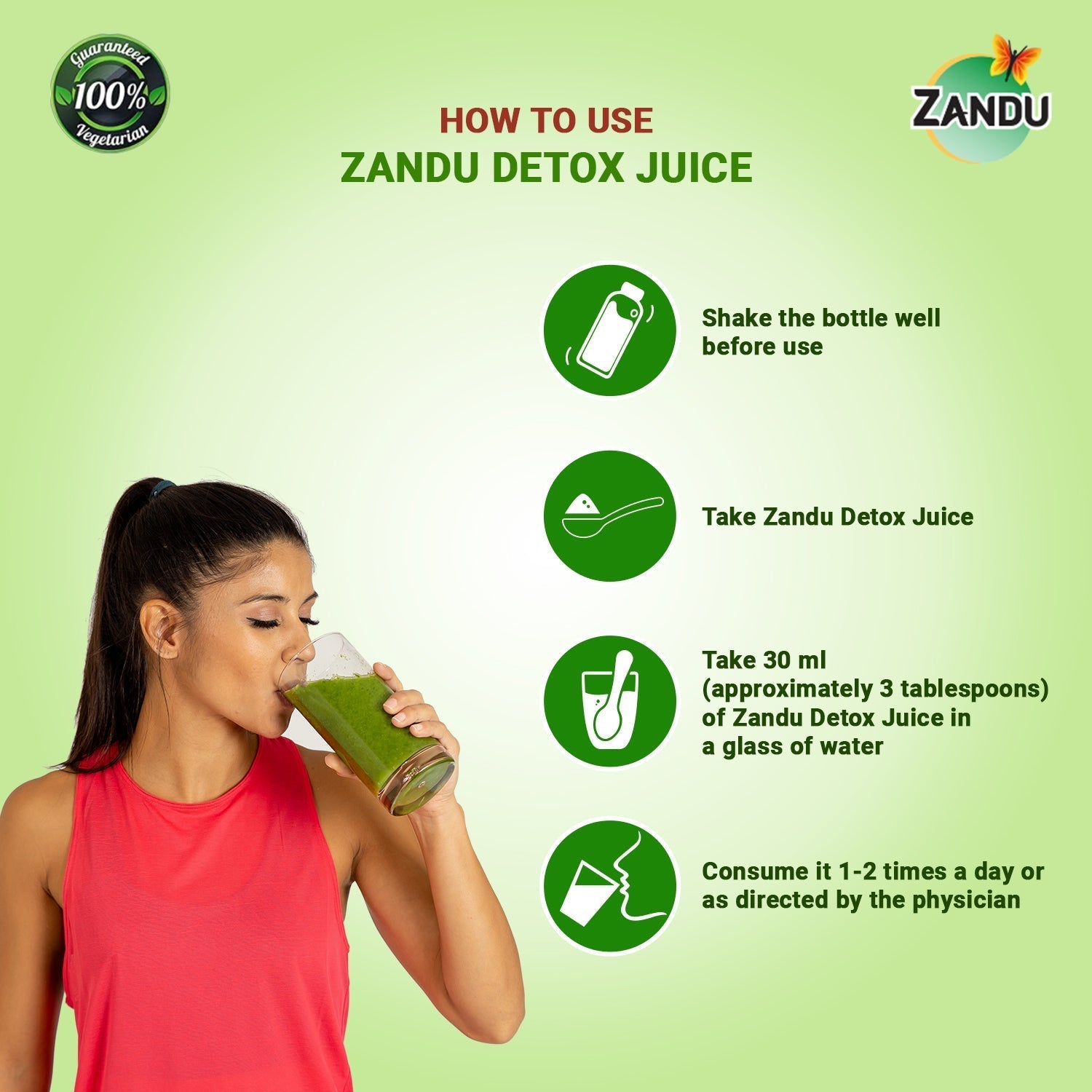 Detox Juice with Wheatgrass & Amla(500ml) & FREE Karela Jamun Health Juice (1L)