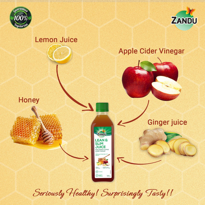 Lean & Slim Juice with Honey & Apple Cider Vinegar (500ml)(Pack Of 2)