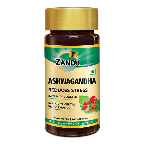 Ashwagandha Capsules For Stress/Anxiety (With 2X* Immunity)