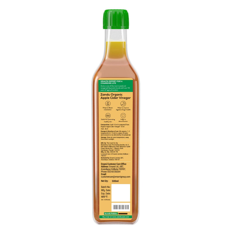 Organic Apple Cider Vinegar (500ml)(Pack of 2)