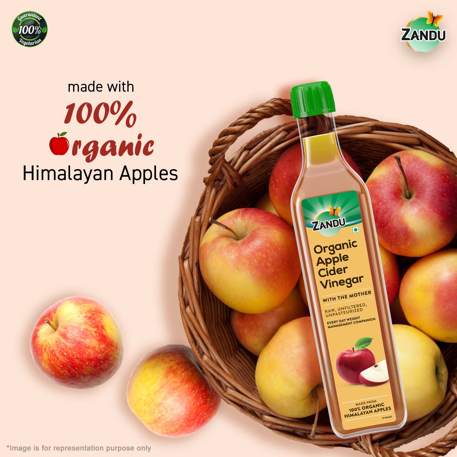 Organic Apple Cider Vinegar (500ml)